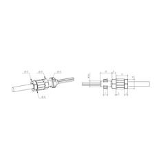 Low-Depth M10 Gland Cable Penetrator — product image 16