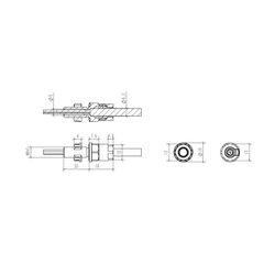 Mid-Depth M8 Gland Cable Penetrator — product image 15