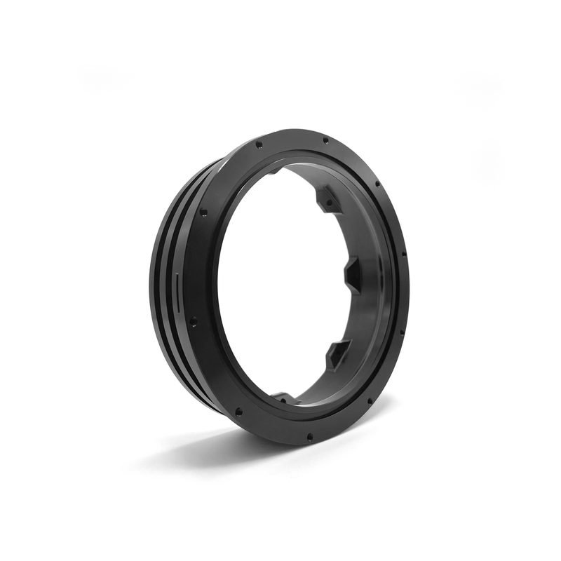 Watertight Enclosure End Caps, Domes, and Flange Caps - 125 mm (5") End Cap - Aluminum - 10 x M14, 7 x M10 Hole - 1000 m