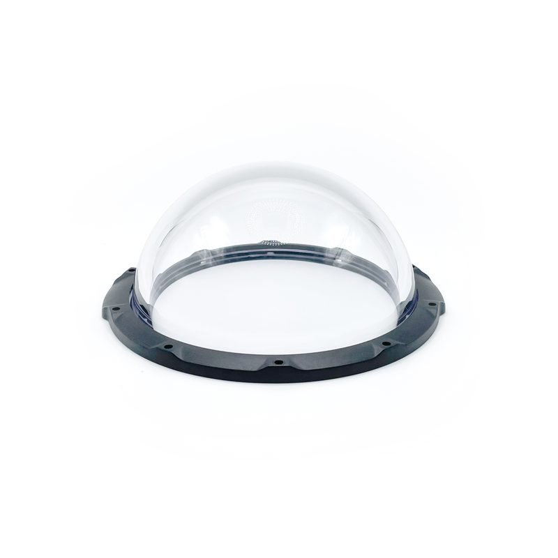 Watertight Enclosure End Caps, Domes, and Flange Caps - 125 mm (5") End Cap - Dome - Optically Clear Polycarbonate - 600 m