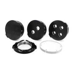 Watertight Enclosure End Caps, Domes, and Flange Caps - 50 mm (2") Dome - Optically Clear Polycarbonate - 1000m
