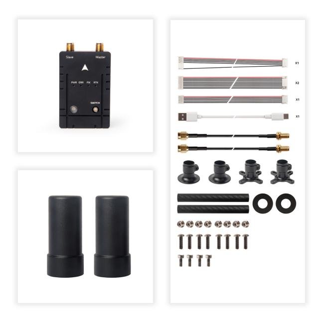 H-RTK Unicore UM982 (Dual Antenna Heading)